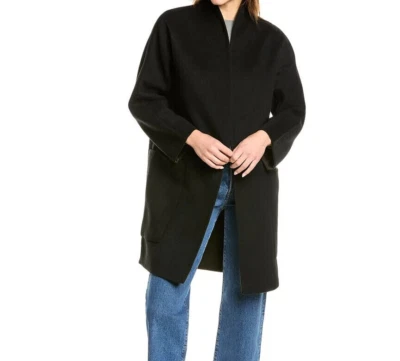 Vince Jacket Car Coat Wool Blend Black Eden M;NWT - Image 1 of 4