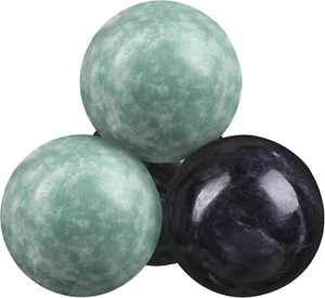 Baoding Balls 2 Sets Marble Hand Balls Massage Baoding Balls Exercise Baoding... - Picture 1 of 12