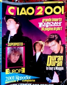 CIAO 2001 9 1987 DURAN DURAN PATSY KENSIT SANREMO WALHALLA SIMONE no poster - Picture 1 of 1
