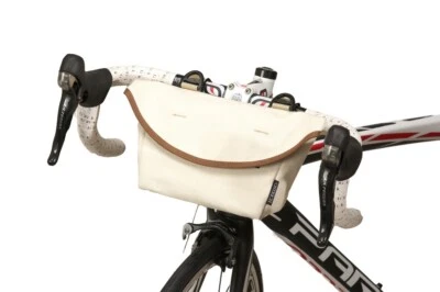 Ostrich KABAN for JITENSHA Libero IVORY Handlebar Bag - Image 1 of 4