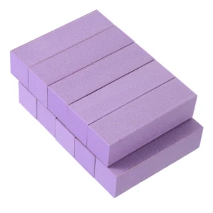 10PCS Manicure Files Nail Buffer Block Buffing Blocks Sponge Nail Files New - Picture 1 of 12