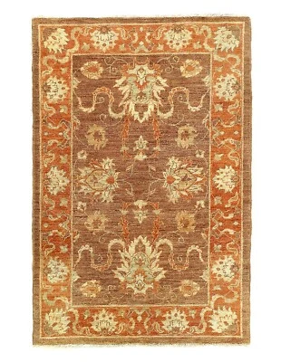 Fine Hand knotted farahan rug 3'3'' X 4'11'' - Image 1 of 3