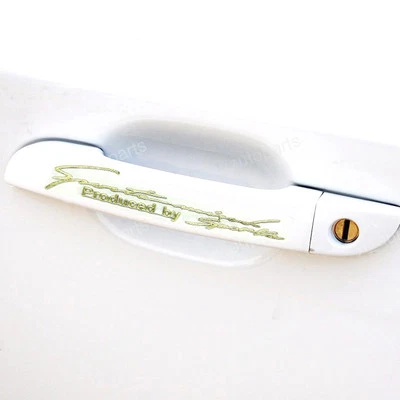 4X Sport Mind Door Handle Cover Decal Car Sticker Racing 3.5" Gold Like Metallic - Image 1 of 2