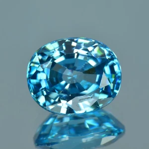 3.55Ct Oval, Sparkling Natural Blue Zircon _Cambodia - Picture 1 of 2