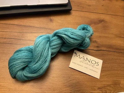 Шелковая шерсть альпаки Manos Del Uruguay L2435 Alvina Aqua - Изображение 1 из 2