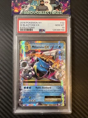 Pokémon XY Evolutions 2016 - M Blastoise EX #22 - Gem Mint PSA 10 - Image 1 of 3