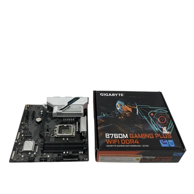 Placa madre GIGABYTE Intel B760M Gaming Plus WIFI DDR4 LGA1700 mATX #B8907 Foto 1 de 4