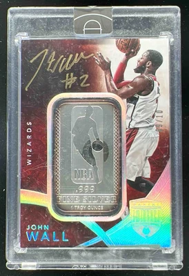2014-15 Panini Eminence Логоман автографы серебро #LA-JW John стены авто /10 - Изображение 1 из 2