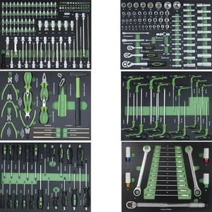 Professionale Carrello Depositi Verde Werkzeugeinlagen 520x400mm - Foto 1 di 7