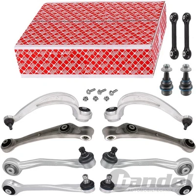 Febi Bras de Commande + Barre Liaison Avant Convient pour Audi Q5 8RB A5 B8 8T3 - Photo 1/4