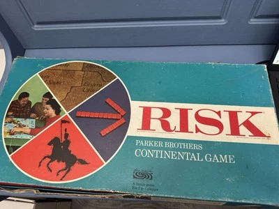 Vintage 1968 Risk Continental Board Game Parker Brothers SEEMS COMPLETE LOOK!!! - Image 1 of 4