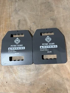 Petac Gear PAR CURVO Chaleco de Peso Placas 20 lb Cada Entrenamiento Fitness Ejercicio - Imagen 1 de 10