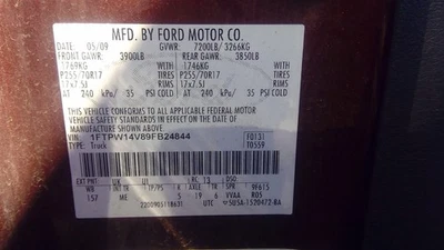 Rear View Mirror Automatic Dimming Fits 10-19 21 FORD E350 VAN 742819 - Image 1 of 4