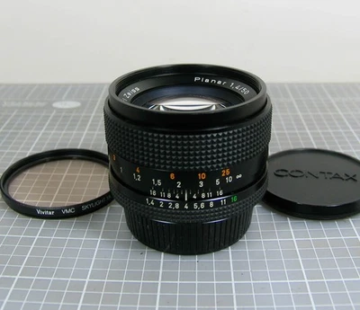 Contax Carl Zeiss Planar 50mm f/1.4 Lente Prime Normal para Y/C Contax/Yashica Mt. - Imagem 1 de 4