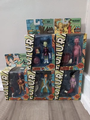 FUTURAMA 5 人物 批量 包 kif Nudar Amy Leela Fry Captain Yesterday Cloberella — 第 1/4 张图片