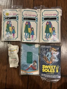 Lot Of 6 Vintage Children’s Stockings And Socks Various Sizes - Picture 1 of 14