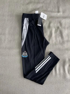 Adidas Newcastle United Originals Track Pants Mens Medium Black NWT IZ3148 - Image 1 of 4