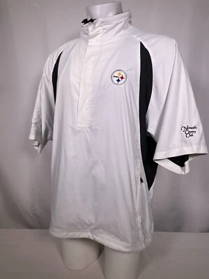 Pittsburgh Steelers NFL Cutter & Buck Sideline Coach White Jacket Men's XL NWT - Image 1 of 4