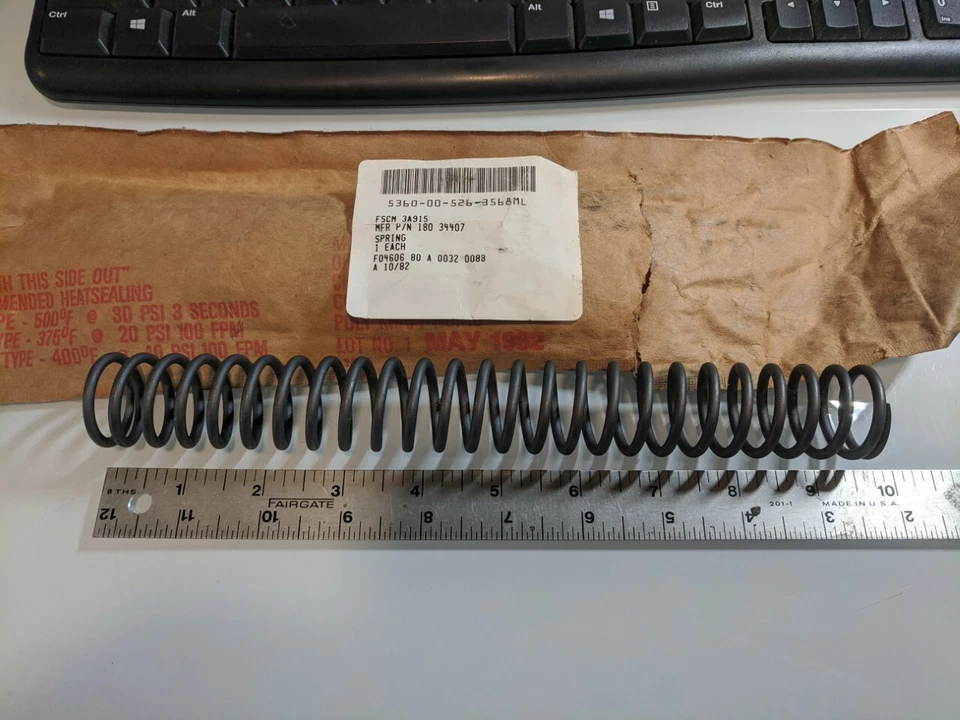 (2) BOEING COMPANY SPRING 180-34407 5360-00-526-3568 - Image 1 of 1