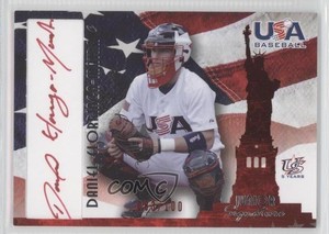 2007 USA Baseball National Signature Red Ink /100 Daniel Elorriaga-Matra Auto