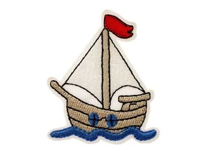 Velero parche de plancha plancha miniblings marítimo velero 55x46 mm - Imagen 1 de 2