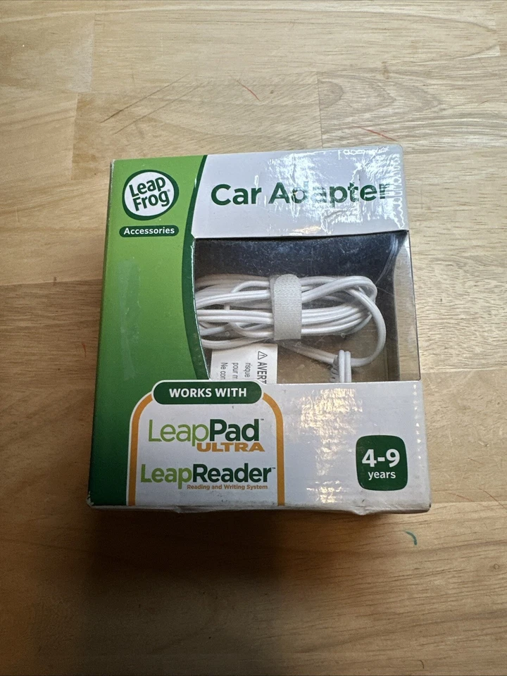 Adaptador Cargador Coche LeapFrog LeapReader LeapPad Ultra 6 Pies Cable Accesorio 5V Foto 1 de 4