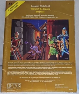 A2 Secret of the Slavers Stockade - TSR - Vintage -AD&D Dungeon Module 1981 TSR - Picture 1 of 8