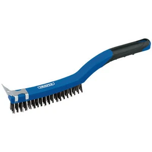 Draper Wire Scratch Brush Scraper 3 Rows - Picture 1 of 2