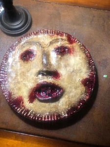 Fantastische gruselige künstlerisch hergestellte Gesichtstopf Kuchen Halloween-Requisite!! Einzigartig gemacht!! - Bild 1 von 6