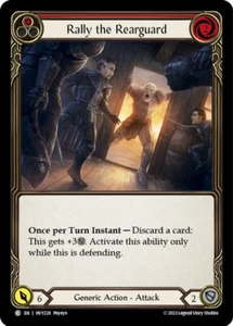Rally the Rearguard (Red) Common Heavy Hitters Flesh and blood TCG NM - Picture 1 of 1