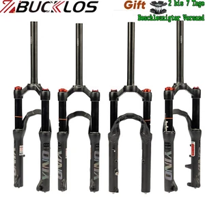 Horquilla de resorte de aire MTB SIN BUCKLOS 24" 120 mm ruta de resorte 9 mm QR niños/bicicleta plegable bicicleta - Imagen 1 de 7
