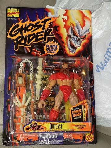 Vintage Ghost Rider Outcast Figure MOC Cover