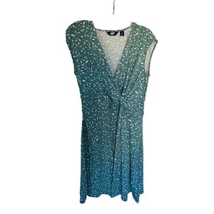 Vestido sin mangas Lands' End para mujer talla mediana (10-12) azul blanco - Imagen 1 de 4