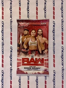 2019 Topps WWE Raw Factory Sealed Pack (Mickie James Ronda Rousey Relic AUTO)? - Picture 1 of 10