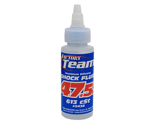 Team Associated Factory Team 47.5wt 613 cst Silicone Shock Oil 2oz ASC5438 5438 - Image 1 of 1
