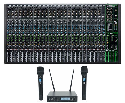 Mackie ProFX30v3 30 Channel 4-Bus Effects Mixer w/USB+Wireless Mics ProFX30 v3 - Image 1 of 4
