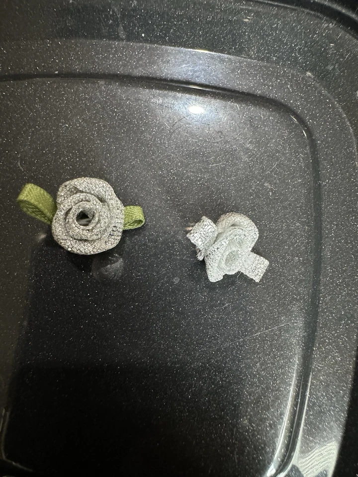 Mini Satin Ribbon Bows Small 3cm Wide Pre-Tied Crafts Wedding Cards Sewing Baby - Image 1 of 1