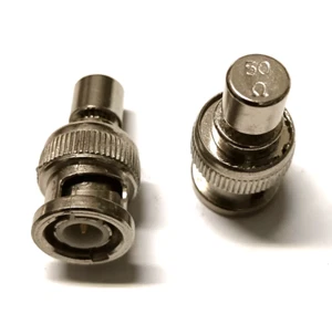 2X BNC MASCHIO DI CHIUSURA 50 OHM N.2 PEZZI - Imagen 1 de 1
