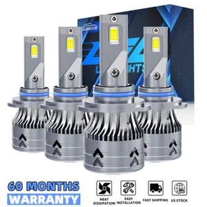 Faros LED bombilla haz alto/bajo para Chevy Silverado 1500 2500HD 3500 1999-2006 - Imagen 1 de 12