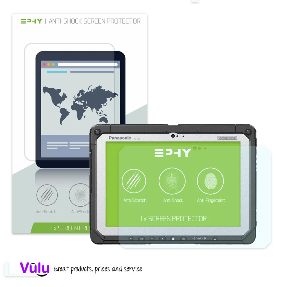 Anti-shock Proteggi Schermo Trasparente 10.1 " Inch per Panasonic Toughbook - Immagine 1 di 1