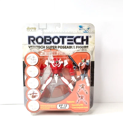 2001 Toynami ROBOTECH VF-1J Miriya Veritech Super Poseable Figure NEW SEALED - Image 1 of 4