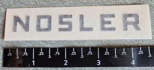 #6 Nosler Black Peel N' Stick Factor Partition Bullet Co. Vinyl Decal Sticker - Picture 1 of 1