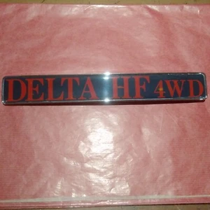 Schriftzug hinten Lancia Delta Hf 4WD 1987/1990 tail badge NOS - Bild 1 von 3
