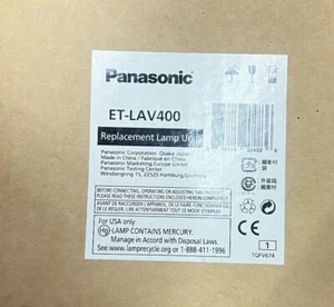 Genuine Panasonic ET-LAV400 Lamp & Housing Projectors - Picture 1 of 4