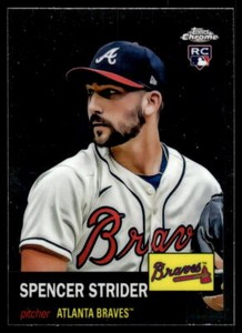 2022 Topps Chrome Platinum  186 Spencer Strider  Atlanta Braves