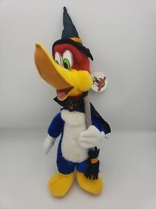 Y2K 2000 Woody Woodpecker Plush Stuffed Doll Toy Network Halloween Costume Witch