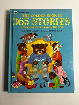 THE GOLDEN BOOK OF 365 STORIES : Kathryn Jackson Richard Scarry  Vintage - Image 1 of 4