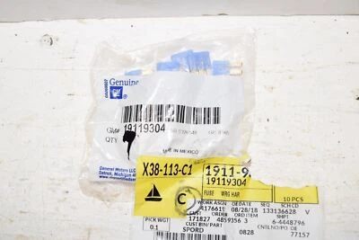 9x Genuine GM Mini Fuses 19119304 - B8-113 - Image 1 of 2