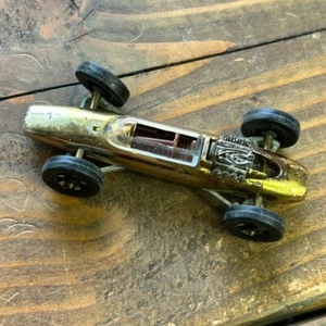 Aurora - Cigar Box #6124 - Formula I Lotus Ford - Die Cast Gold Chrome - Picture 1 of 5