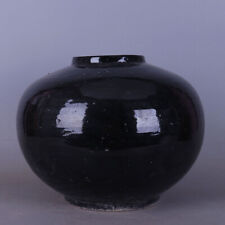 Chinese Porcelain Song Dynasty Cizhou Kiln Black Glaze Lantern Pots 13.38 Inch